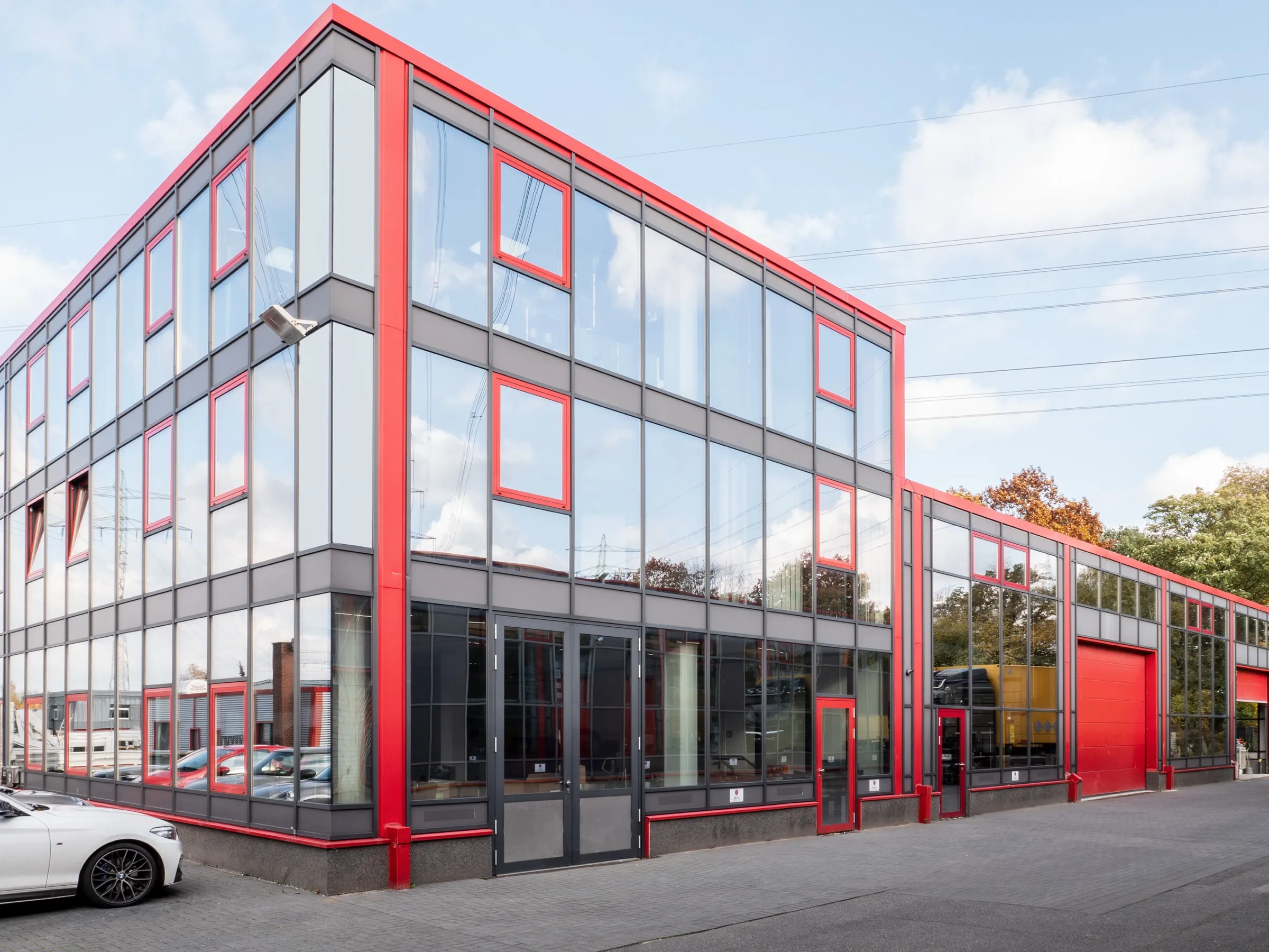 Firmengebäude von Woldoshop in der Oststraße, Norderstedt